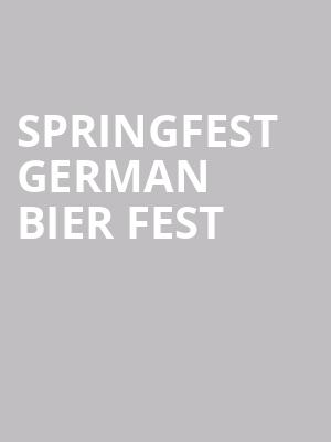 Springfest German Bier Fest at Alexandra Palace